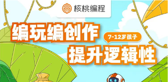 核桃编程3-18岁编程教育课程和服务